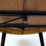 Round Dining Table With Extensions Model 55 Made In Mahogany By Omann Jun