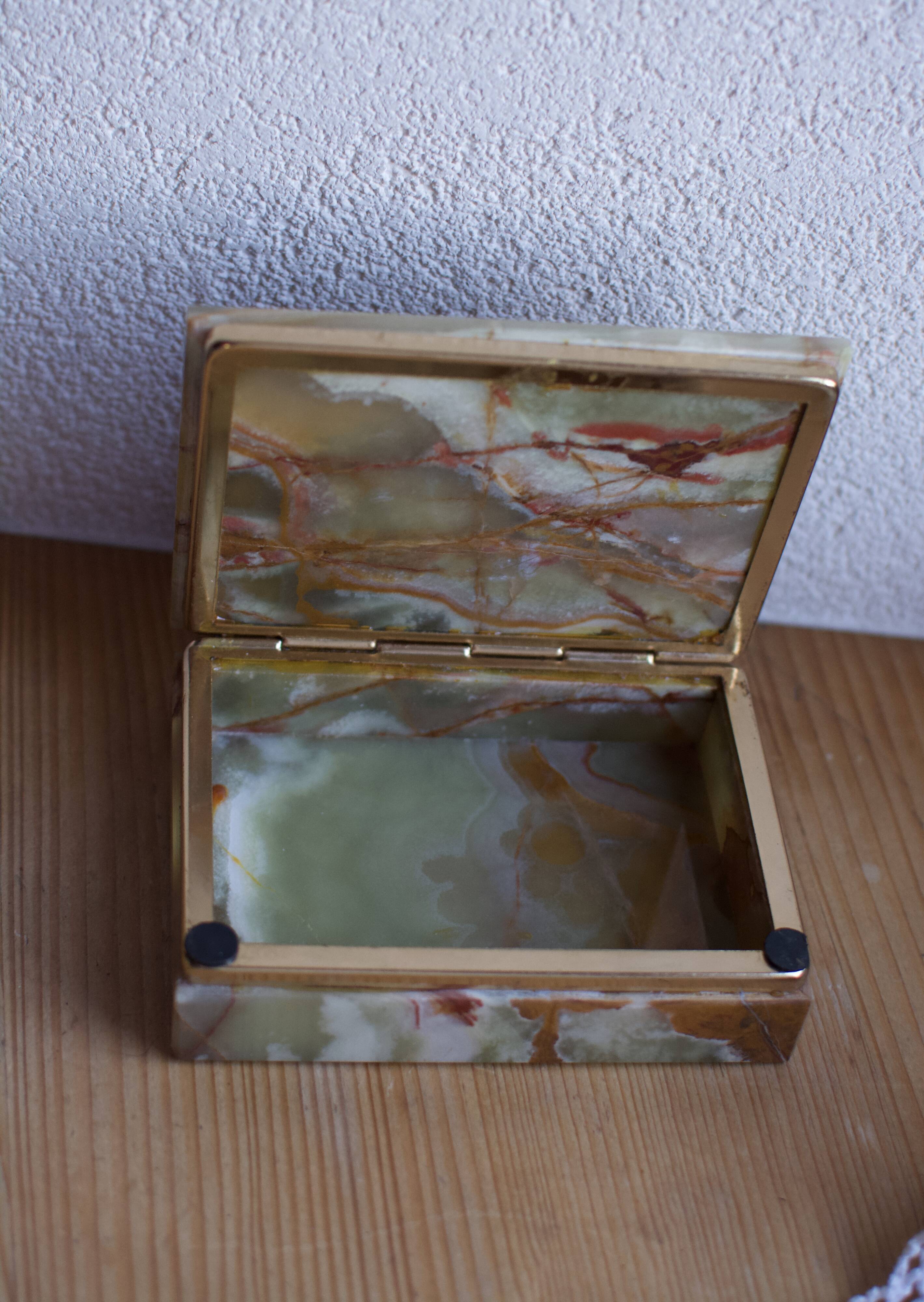 Green Onyx marble box