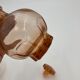 Pink glass shot decanter