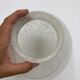 White glass globe from Clichy