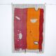 Handwoven Textile Wall Hanging, Vintage Wall Rug, 106x156 Cm