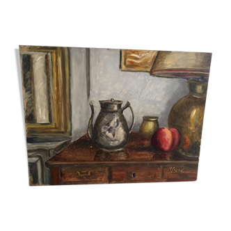 Still life on panel