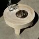 Dish in petrified wood