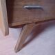 Commode vintage bois et pieds compas années 1950 1960