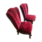 Fauteuils en velours