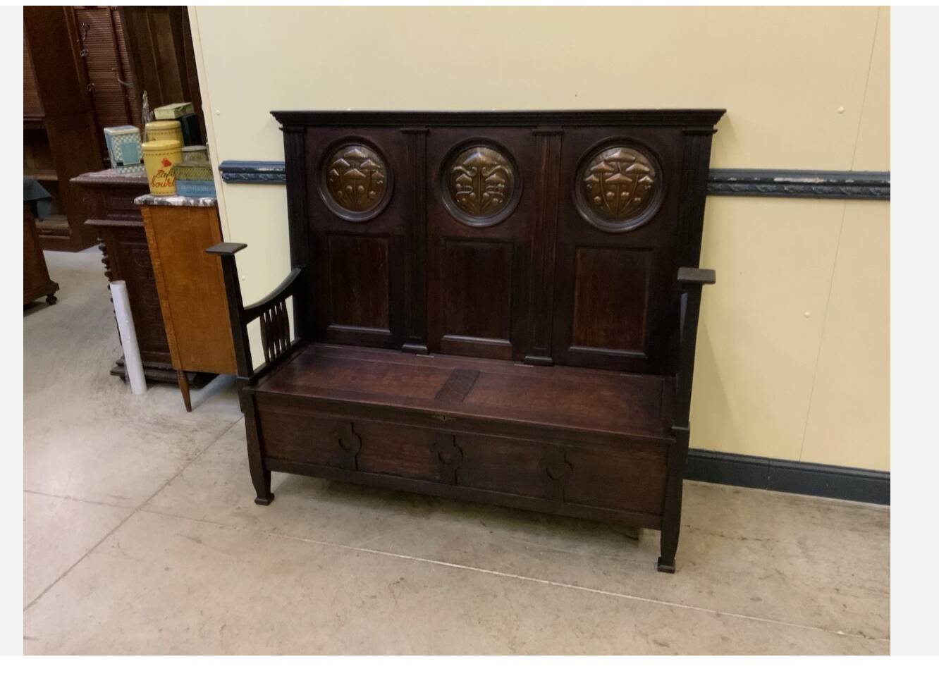 Antique - Chest Bench - Art Nouveau