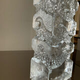 Vintage soliflore vase in molded glass