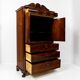 Chiffonnier haut avec bar en acajou 1850-1880
