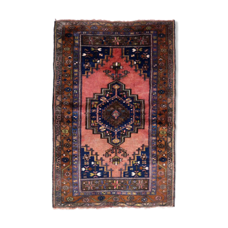 Vintage Afghan Baluch handmade carpet 87cm x 141cm 1940s