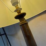 Lampe pied bois
