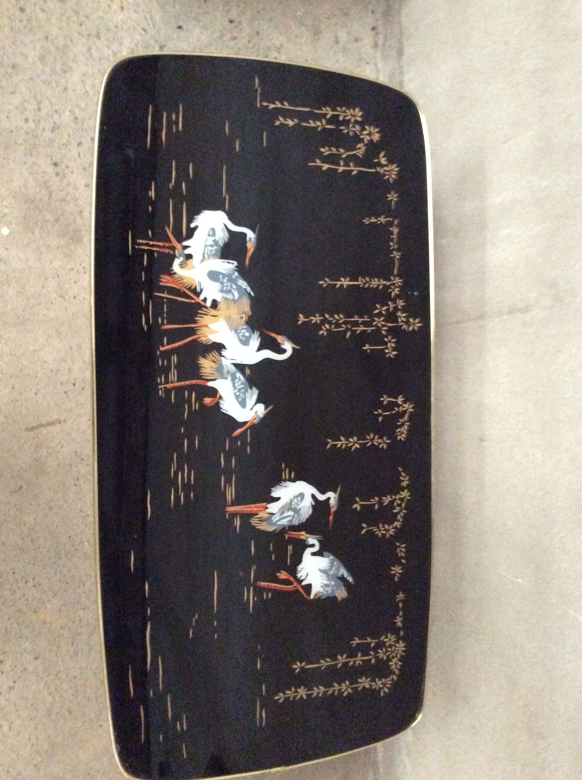 Vintage 1950 retro glass coffee table