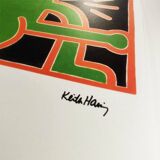 1990s Keith Haring Limited Edition Lithograph Numbered in Pencil (After)