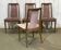 Suite de 4 chaises GPlan en teck des années 1980