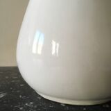 Broc in white fire porcelain with large spout