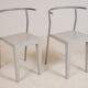 2 chaises Dr Glob de Philippe Starck pour Kartell 1980