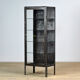 Polished iron medicine cabinet, 1920s