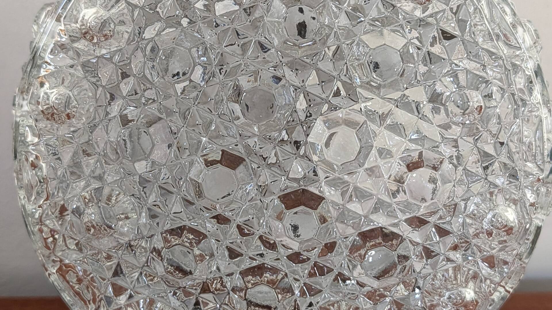 Prisma diamond glass ceiling light