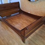 Lit Louis Philippe 140 x 190 bois massif