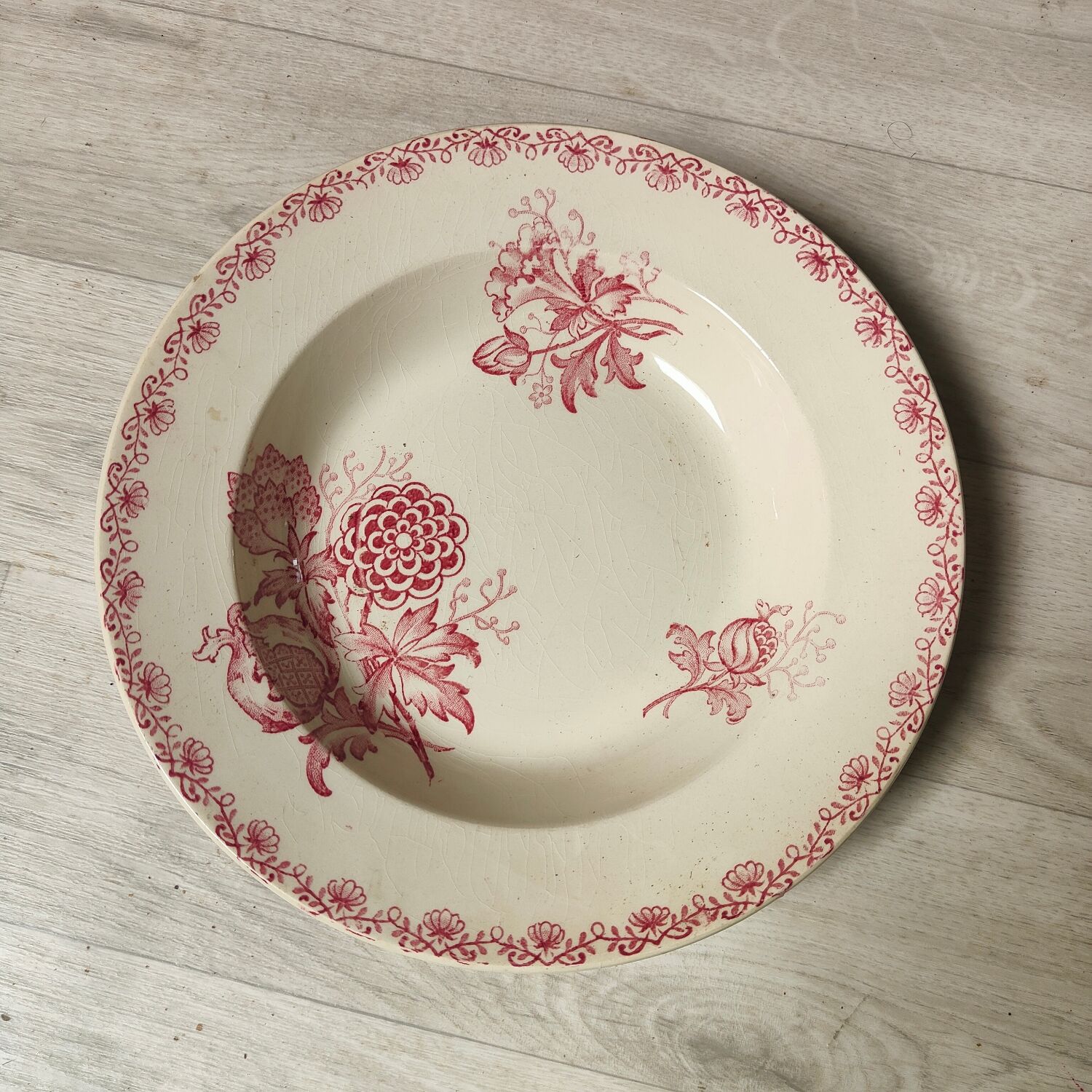 Iron earth plates U&C Sarreguemines Digoin