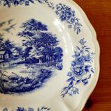 Assiettes creuses Sarreguemines  "romantic"