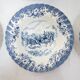 Series of 10 vintage hollow plates by Johnson Bros, made in England