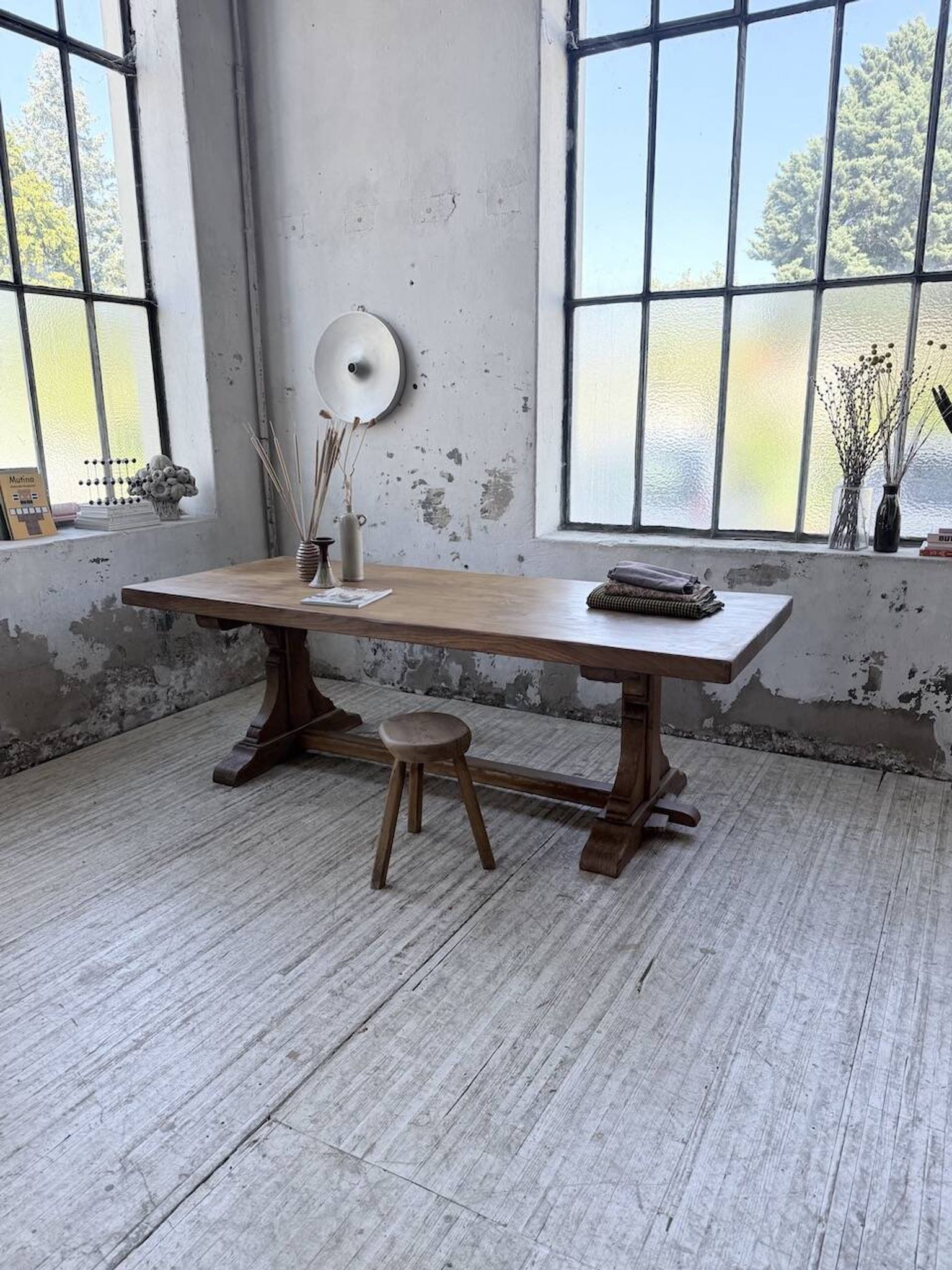 Table monastère chêne 1950 XXL