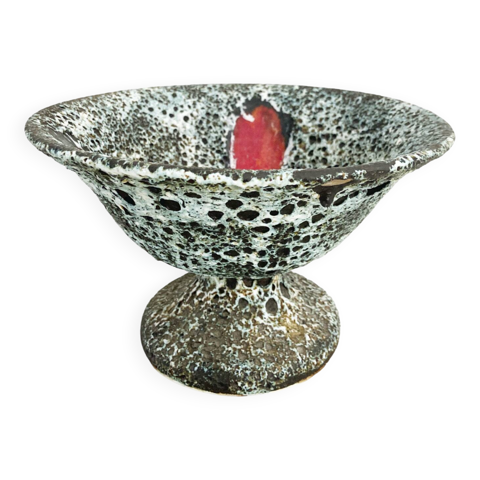 Coupe, vide-poche Fat Lava vintage de Vallauris