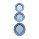 Set of 3 English plates
