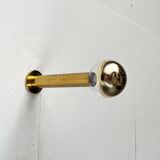 Vintage Space Age ceiling lamp in brass by Motoko Ishii for Staff, 1970s.