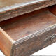 Bedside table lower locker 1 drawer old wood office 63x31x27cm