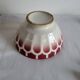 Old bowl in earthenware DIGOIN SARREGUEMINES with faceted burgundy.