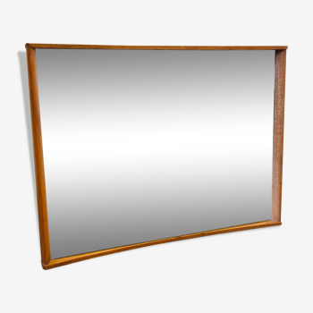 Scandinavian teak mirror 50x37cm