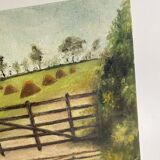 Oil on cardboard, early 20th century