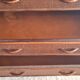 Commode en rotin vintage circa années 70