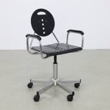 Office chair "Charlie" by Carlo Bimbi for Segis, 1980s Memphis style