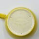 Service 10 tasses jaune Boch Belgique vintage