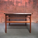 Vintage teak coffee table by Niels Bach, Denmark, 1960