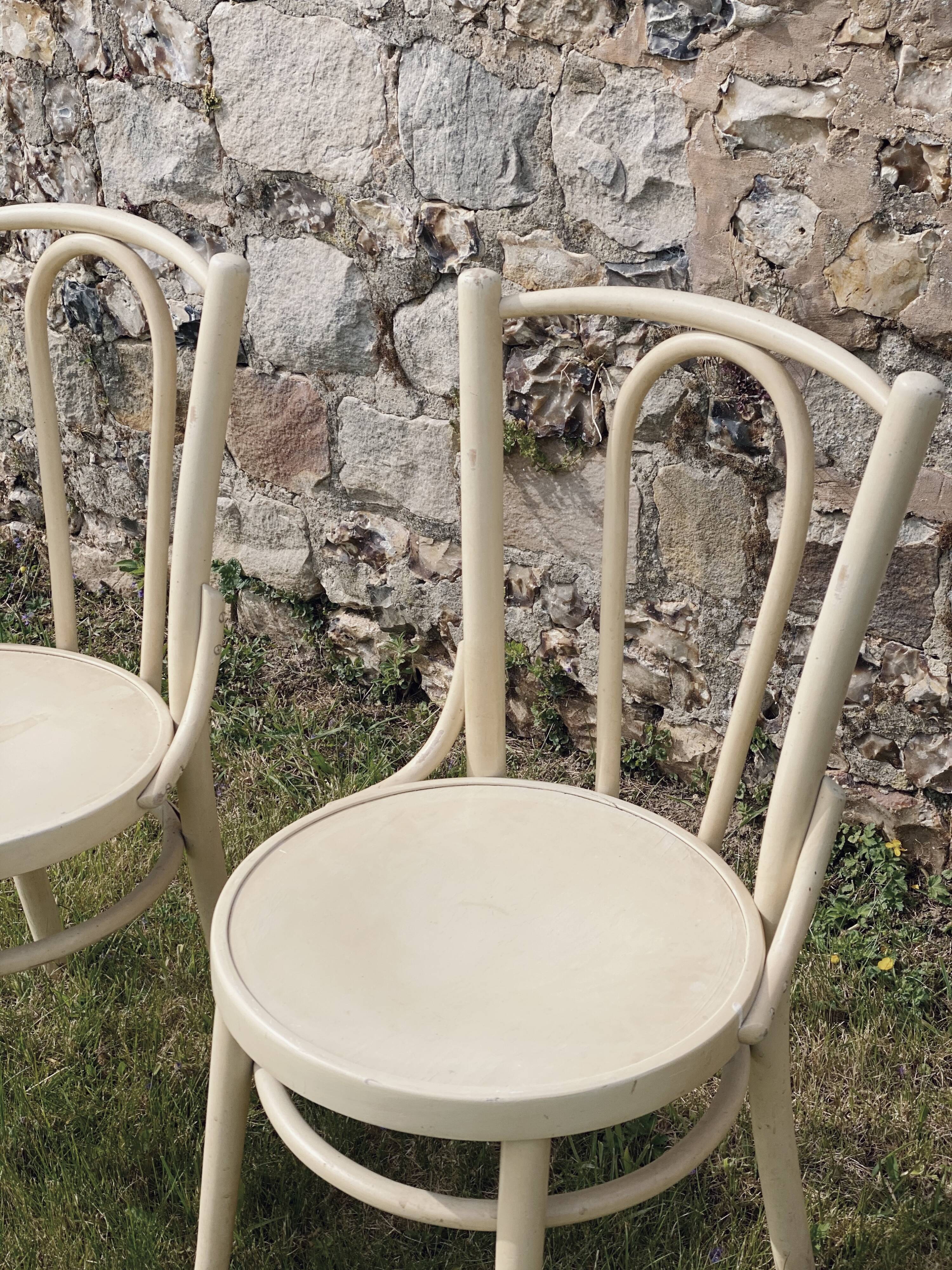 Pair of bistro chairs