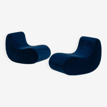 Pair of 'Sutra' Lounge Chairs by Gregorio Spini for Kundalini, Italy