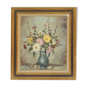 Huile sur toile Bouquet de fleurs