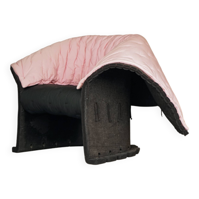 Chaise Feltri à dossier bas Early Edition par Gaetano Pesce pour Cassina, années 1980.