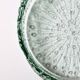 Centre de table en verre recyclé vert de Géorgie, Italie années 1970