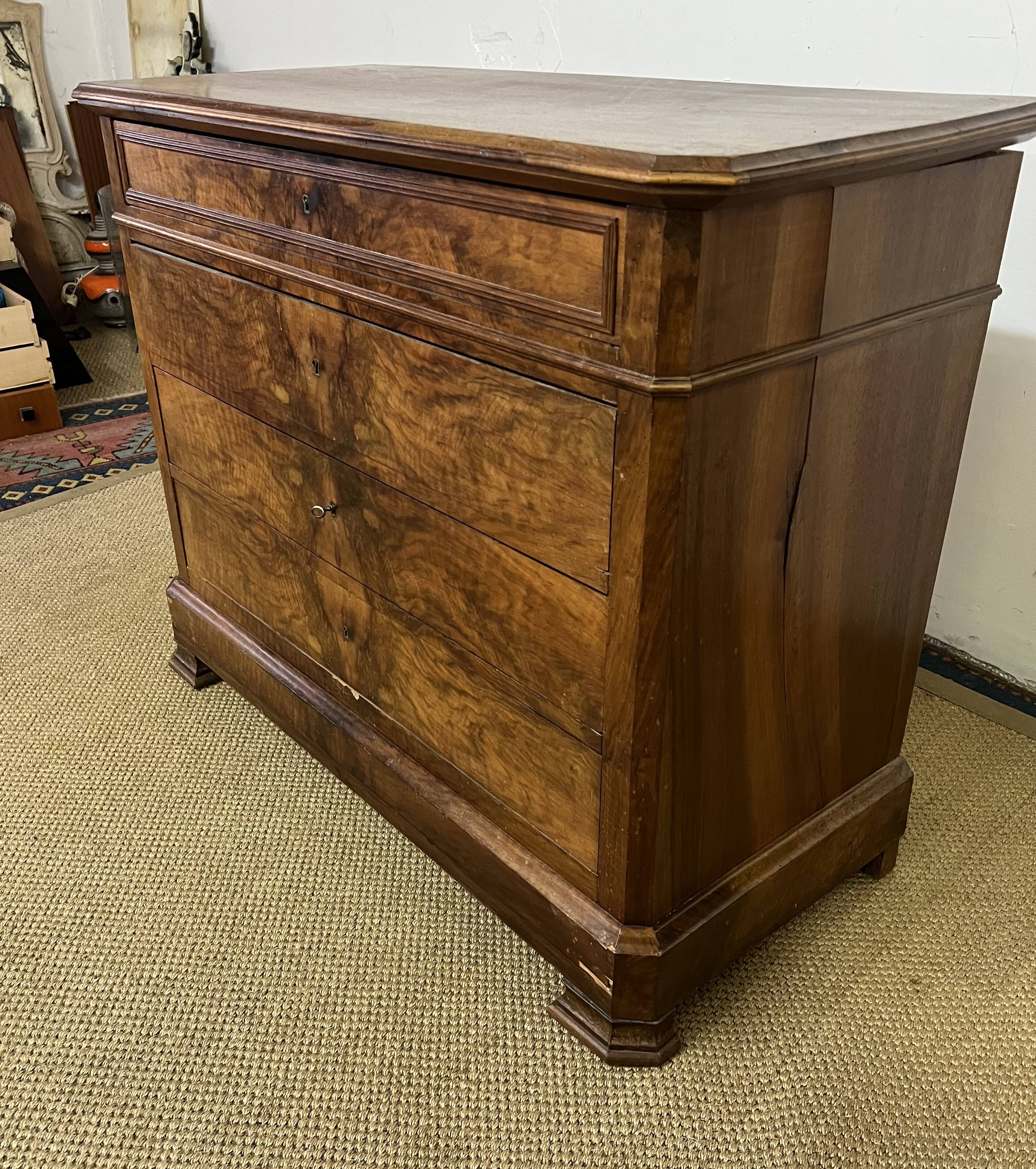 Vintage Louis Phillipe chest of drawers