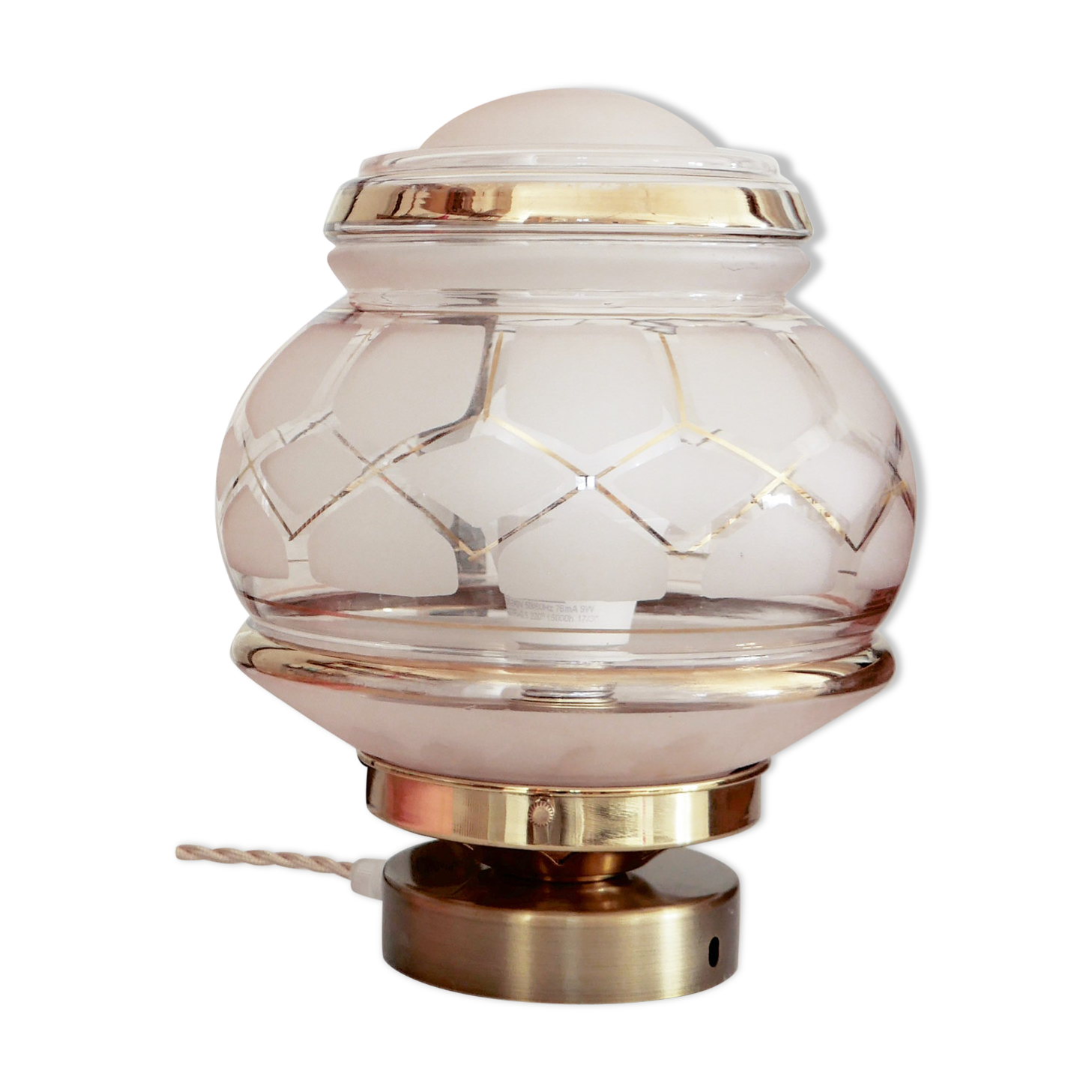 Art Deco Globe Lamp