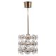 Lampe suspendue Carl Fagerlund pour Orrefors, Suède, 1960