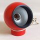 Bright Red Lita Ball Lamp Space Age 70s