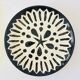 8 assorted black/white dessert plates