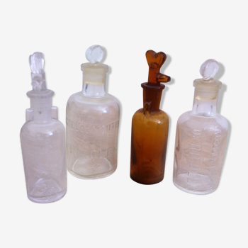 Lot bottles of pharmacy