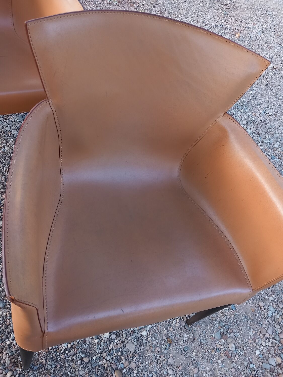 Set of 4 Vela chairs by Carlo Bartoli for Matteo Grassi