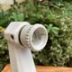 Art Deco wall sconce white porcelain